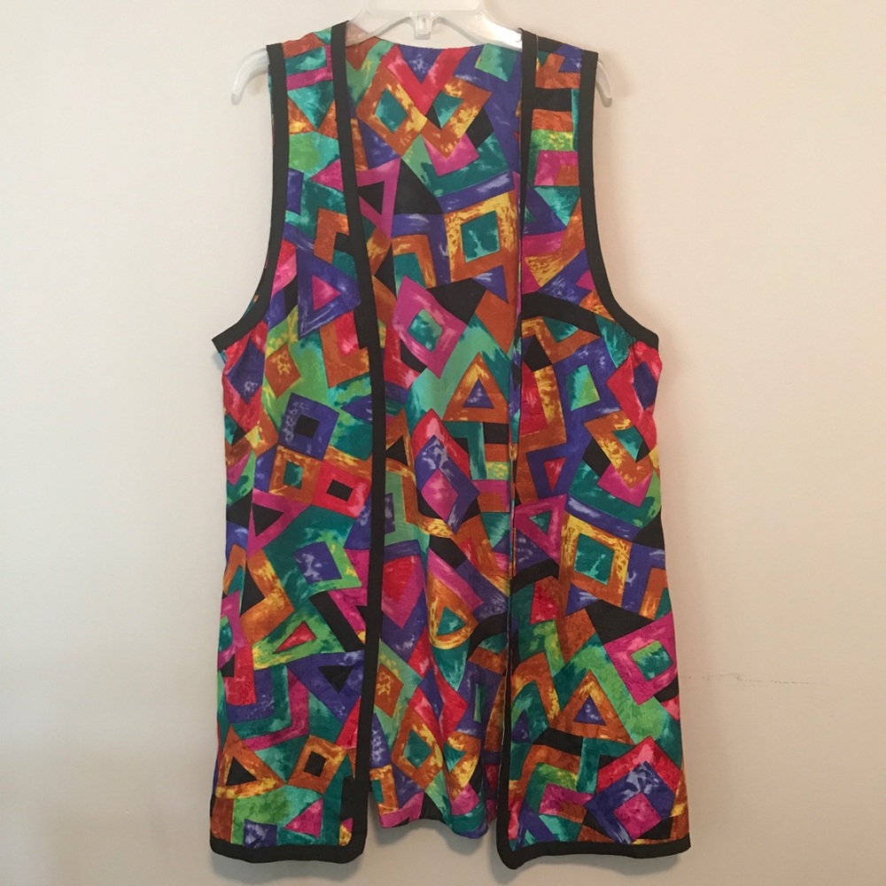 Vintage Handstitched Colorful ‘90s Vest